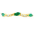 Emerald Diamond stackable band set 14KT Yellow Gold by Bids.com