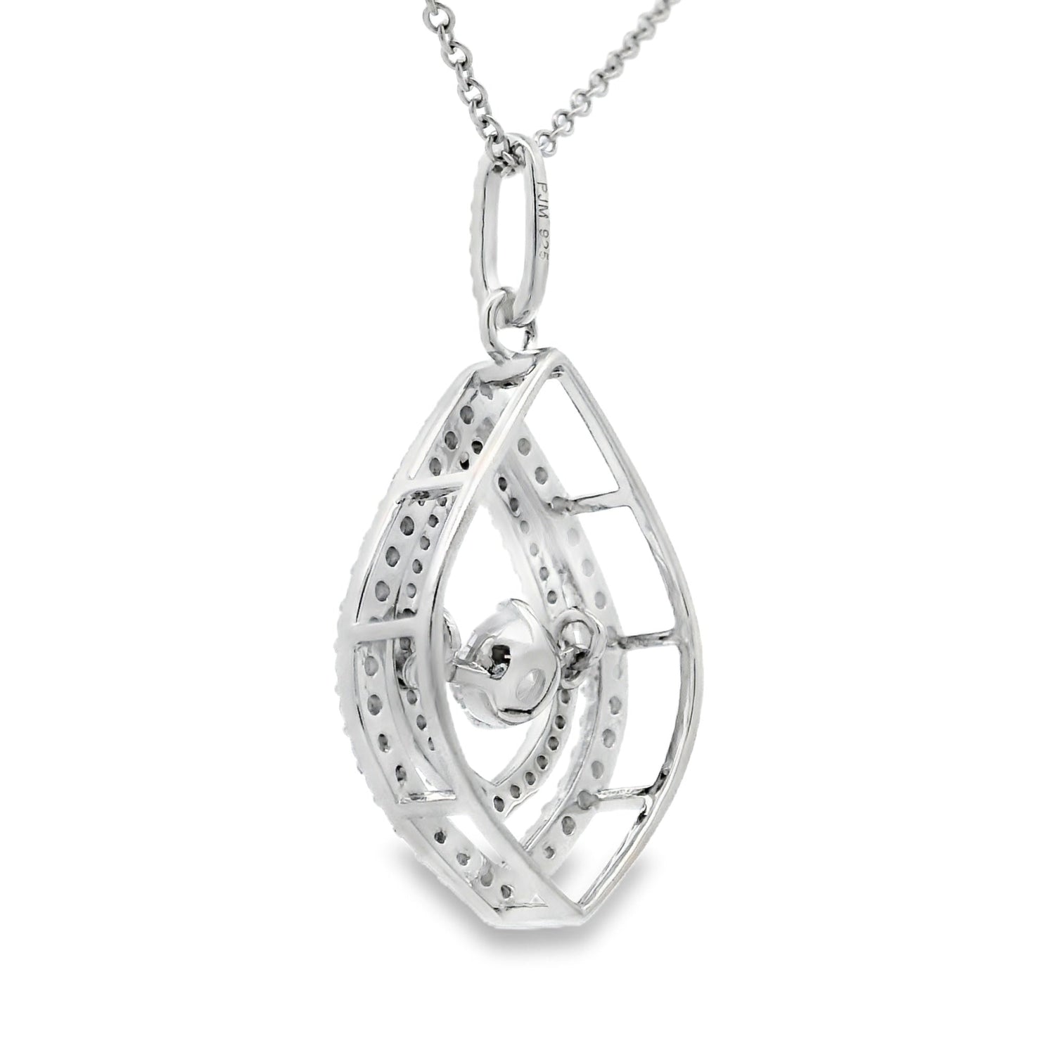 Natural Cubic Zirconia Fashion Pendants Sterling Silver by Bids.com