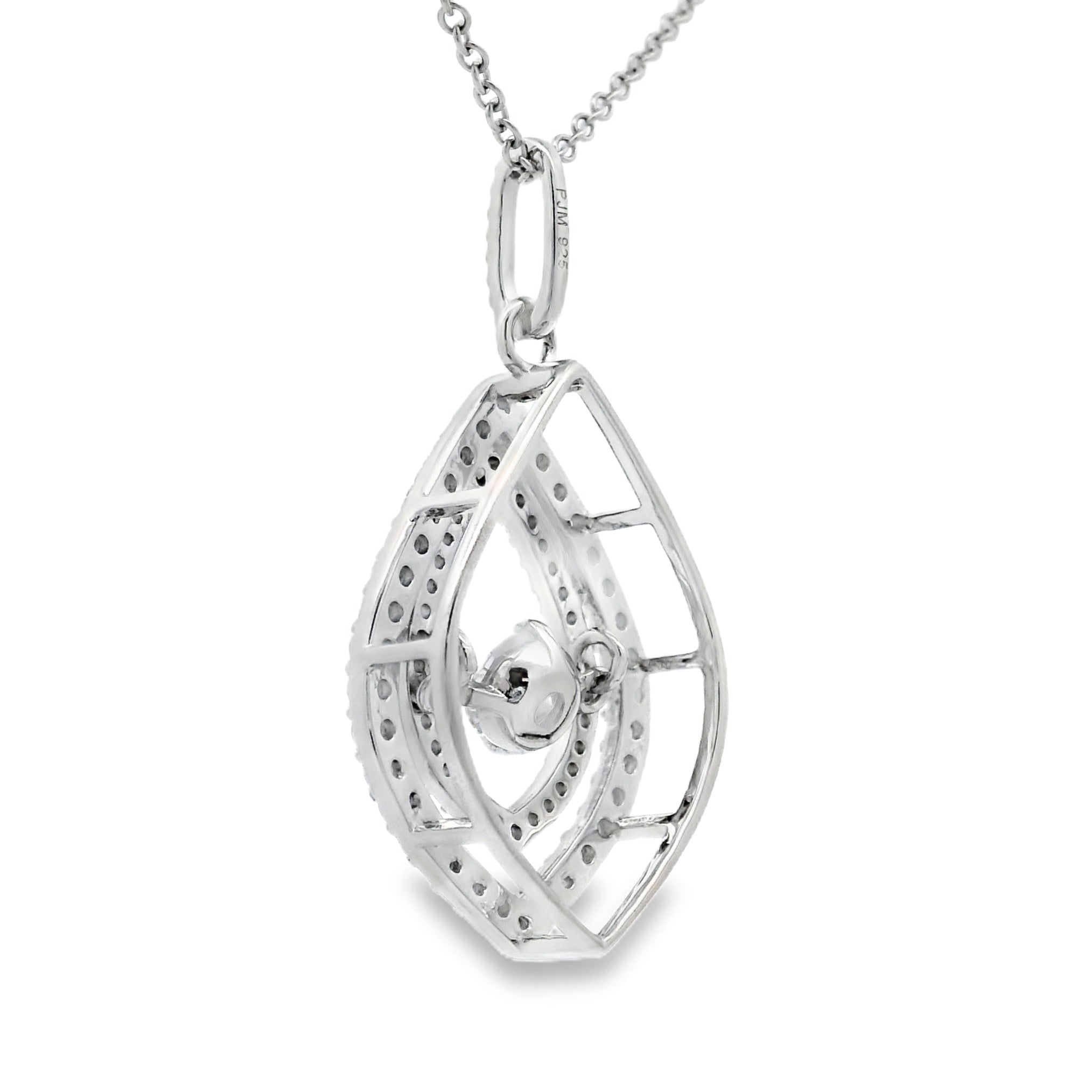 Natural Cubic Zirconia Fashion Pendants Sterling Silver by Bids.com