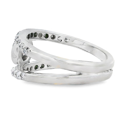 Natural .90ct Diamond Diamond Ring 14KT White Gold by Bids.com