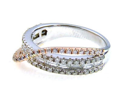Natural 1.00ct Diamond Ring 14KT White Gold by Bids.com