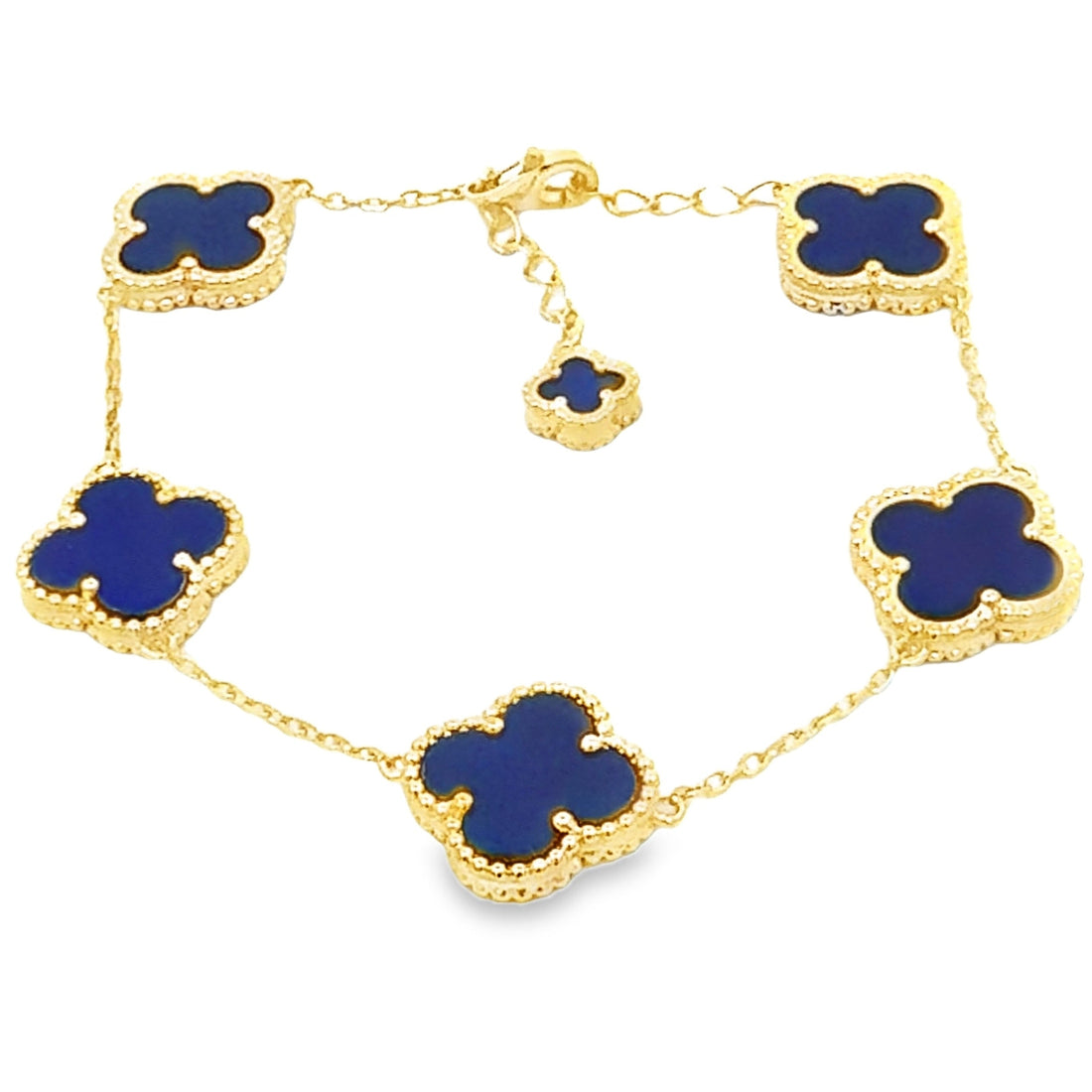 Genuine Lapis Lazuli Bracelet Sterling Silver by Bids.com