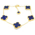 Genuine Lapis Lazuli Bracelet Sterling Silver by Bids.com