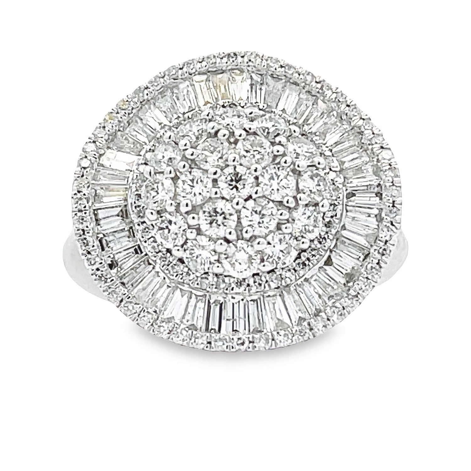 Genuine 2.00ct Diamond Ring 14KT White Gold by Bids.com