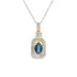 Sapphire Diamond Fashion Pendants 14KT Yellow Gold by Bids.com