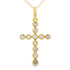 .50ct Diamond Cross Religious Pendant 14KT Yellow Gold by Bids.com