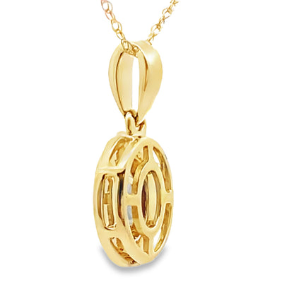 Mystic Fire Topaz Fashion Pendants 10KT Yellow Gold by Bids.com
