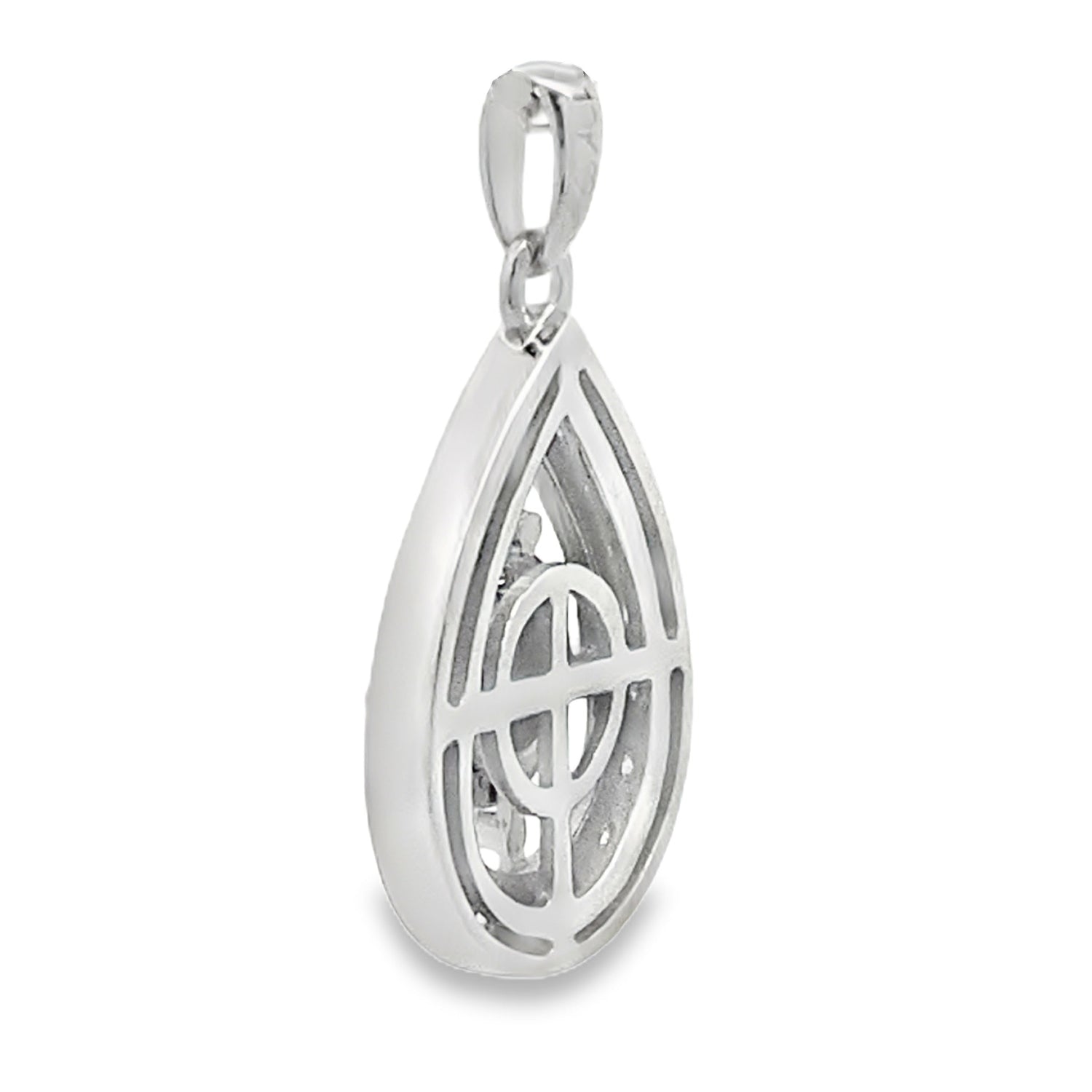 Genuine .25ct Diamond Fashion Pendants 10KT White Gold by Bids.com