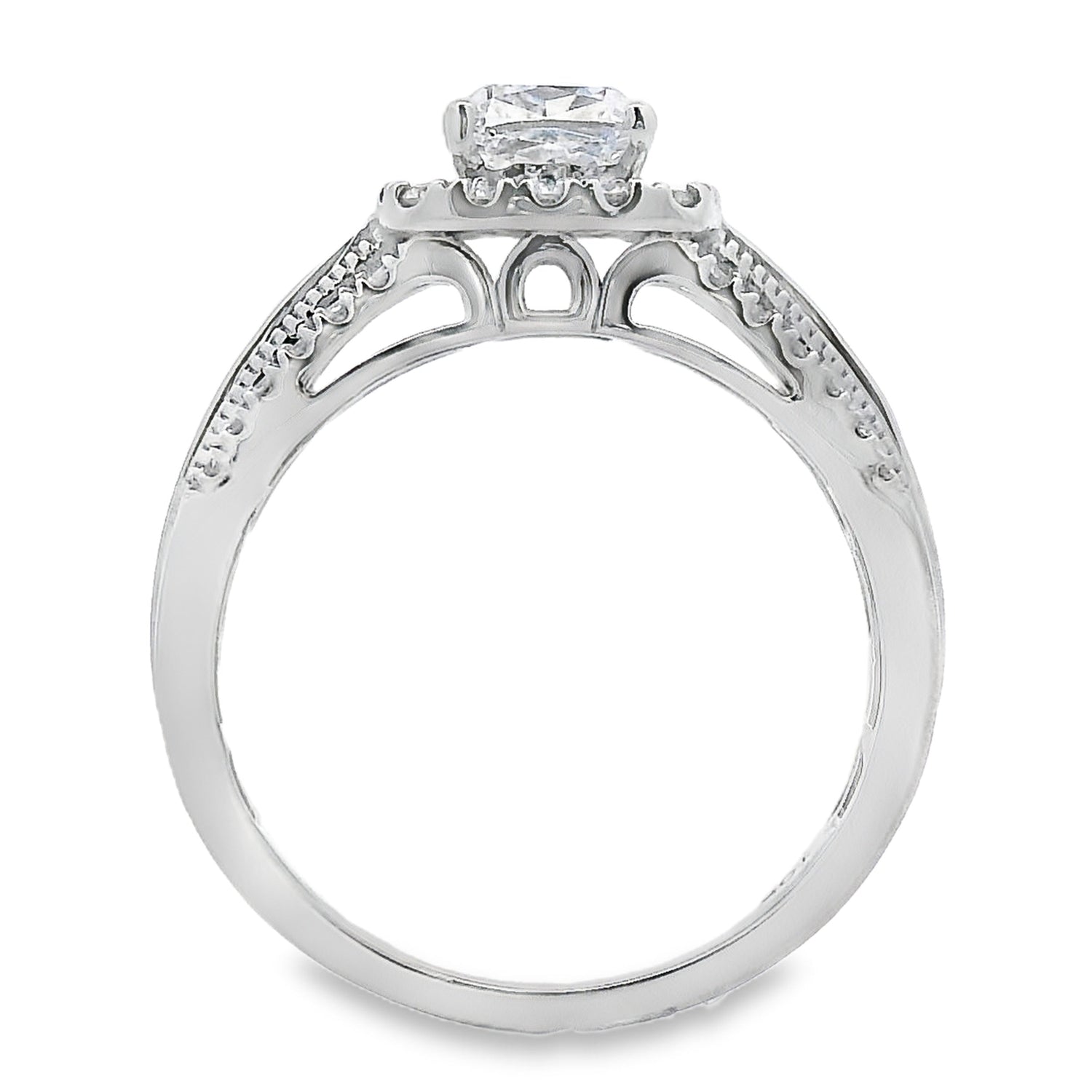 1.53ct Lab Grown Diamond Eng Only 10KT White Gold