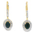 1.05ct Onyx Diamond Dangle Earrings 10KT Yellow Gold by Bids.com