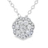 Natural .25ct Diamond Fashion Pendants 10KT White Gold by Bids.com
