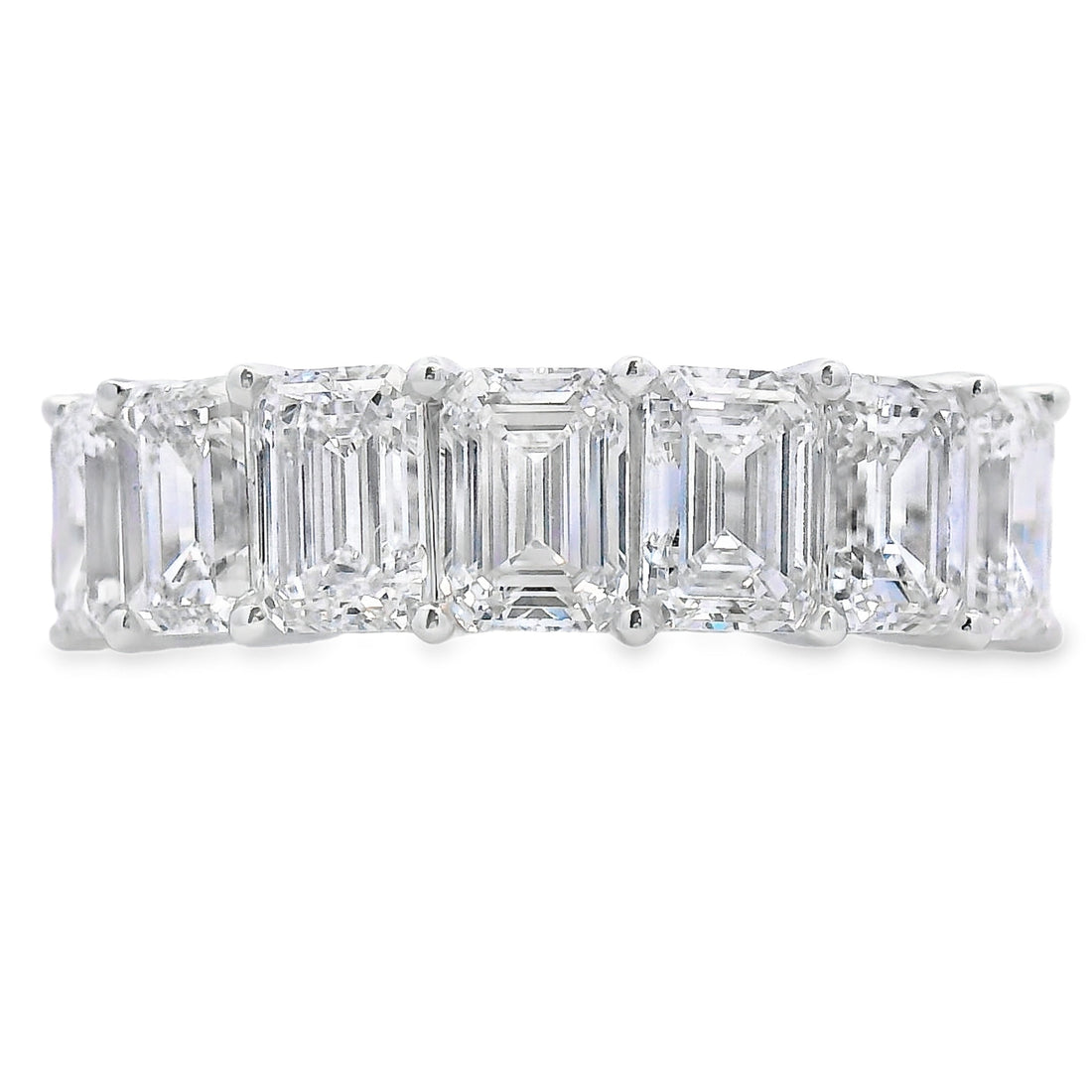 Lab Grown Diamond Fashion band rings 14KT White Gold by Bids.com