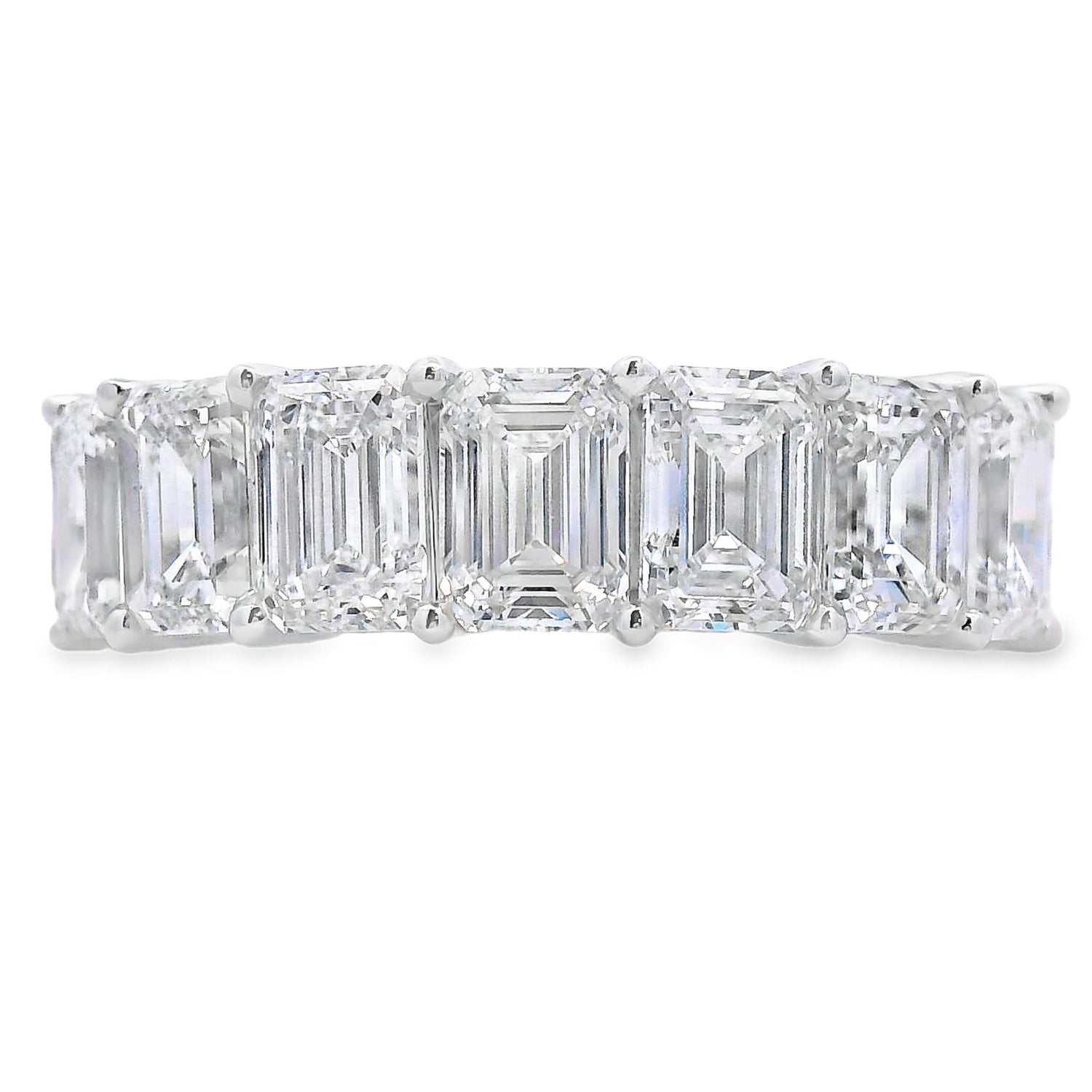 Lab Grown Diamond Fashion band rings 14KT White Gold by Bids.com