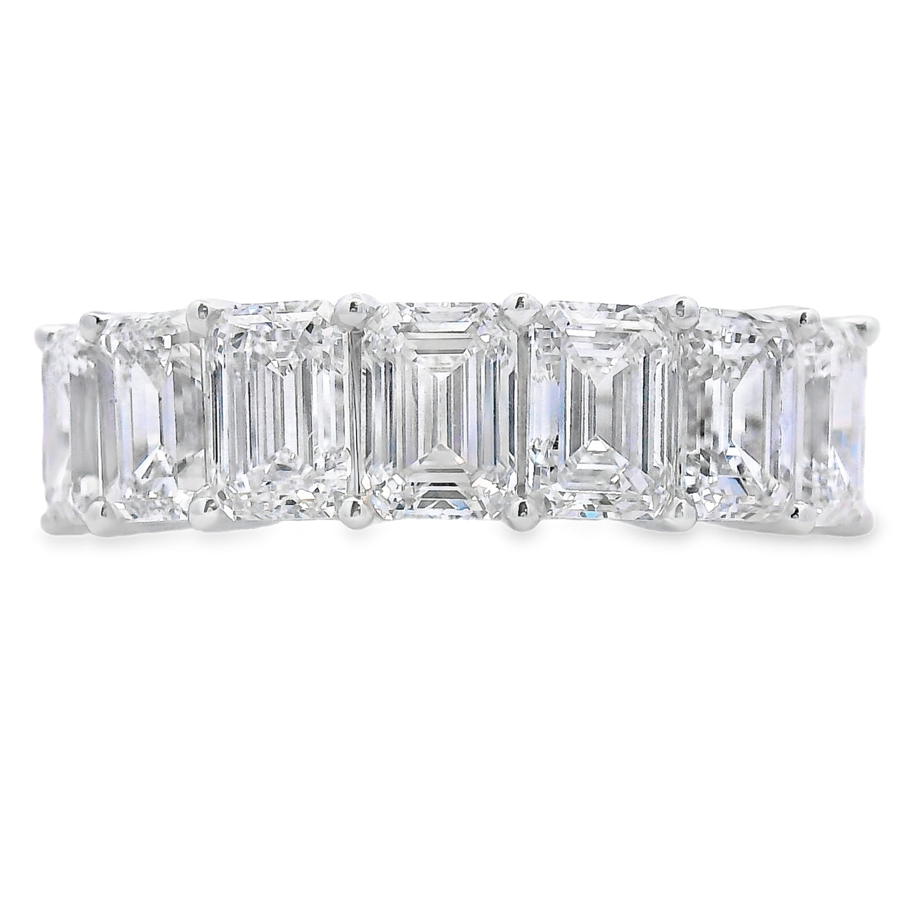 Lab Grown Diamond Fashion band rings 14KT White Gold by Bids.com