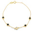 .74ct Sapphire Diamond Bracelet 14KT Yellow Gold by Bids.com