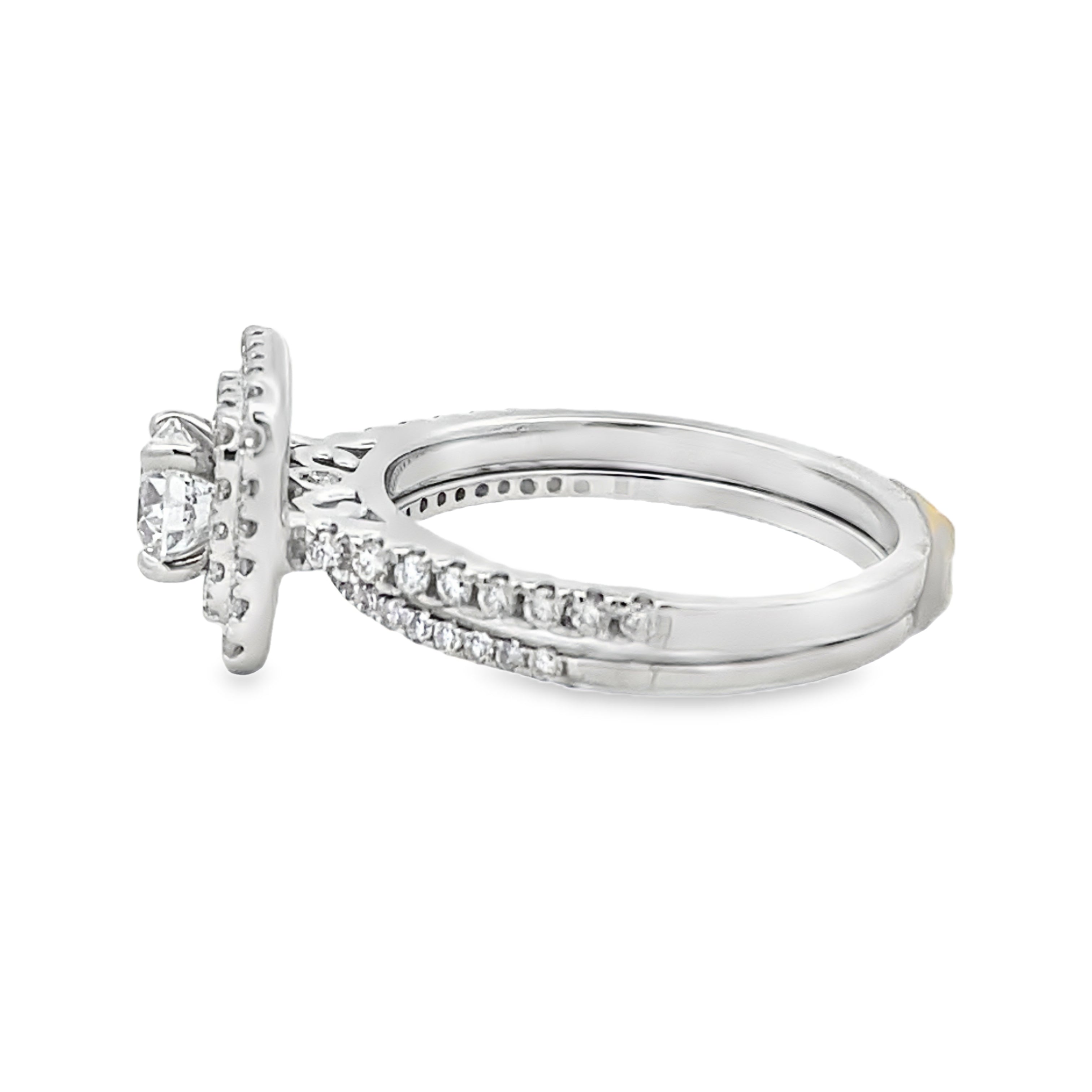 Lab Grown Diamond Fashion band rings 14KT White Gold by Bids.com