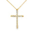 .10ct Diamond Cross Religious Pendant 14KT Yellow Gold by Bids.com