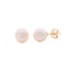 Genuine FW Pearl Stud Earrings 14KT Yellow Gold by Bids.com