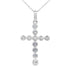 .12ct Diamond Cross Religious Pendant 14KT White Gold by Bids.com