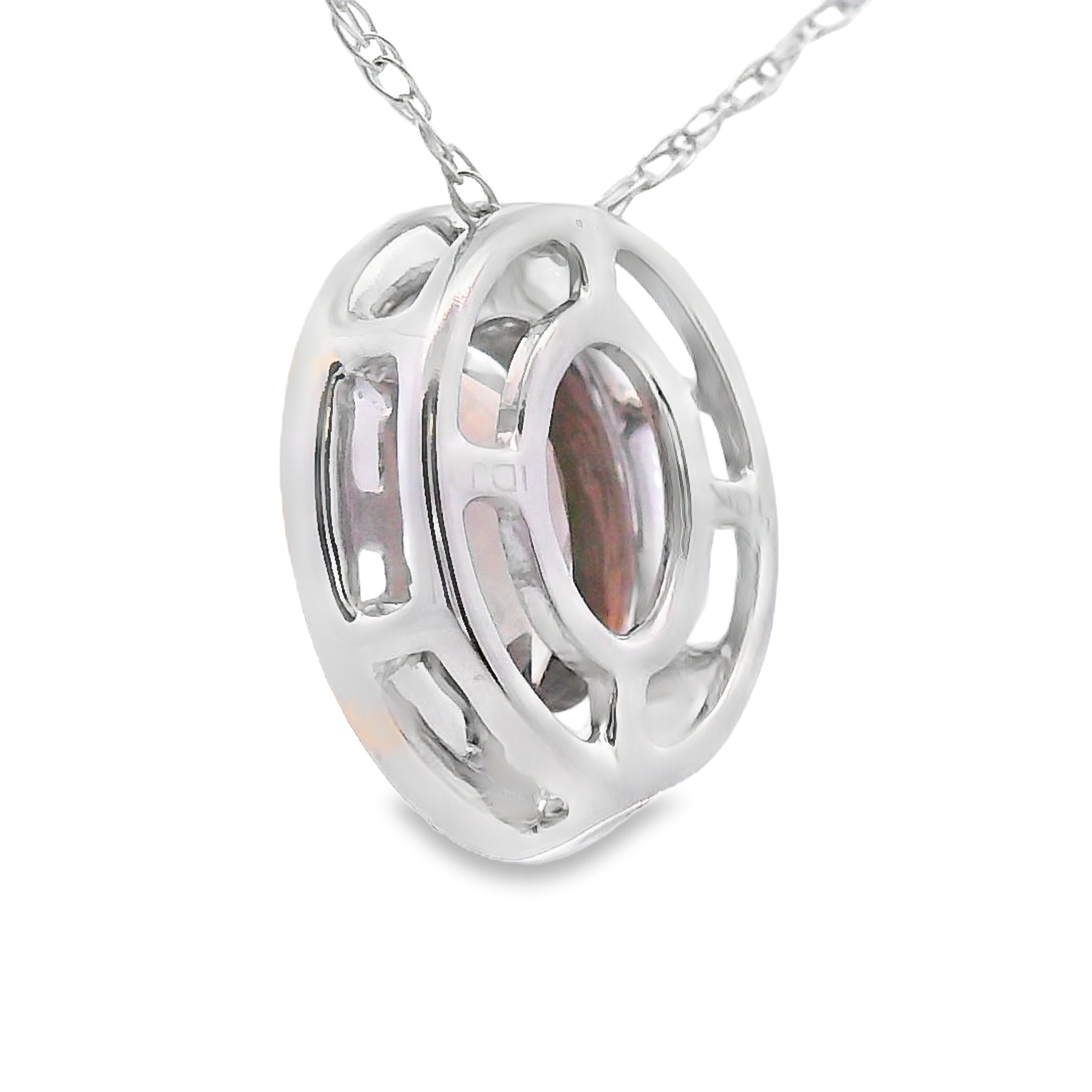 .40ct Quartz Diamond Fashion Pendants 10KT White Gold by Bids.com