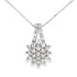 Lab Grown Diamond Fashion Pendants 10KT White Gold by Bids.com