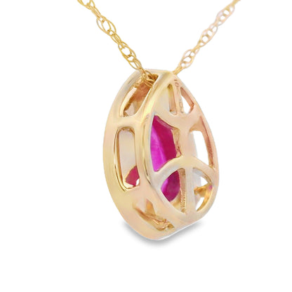 .53ct Ruby Diamond Fashion Pendants 10KT Yellow Gold by Bids.com