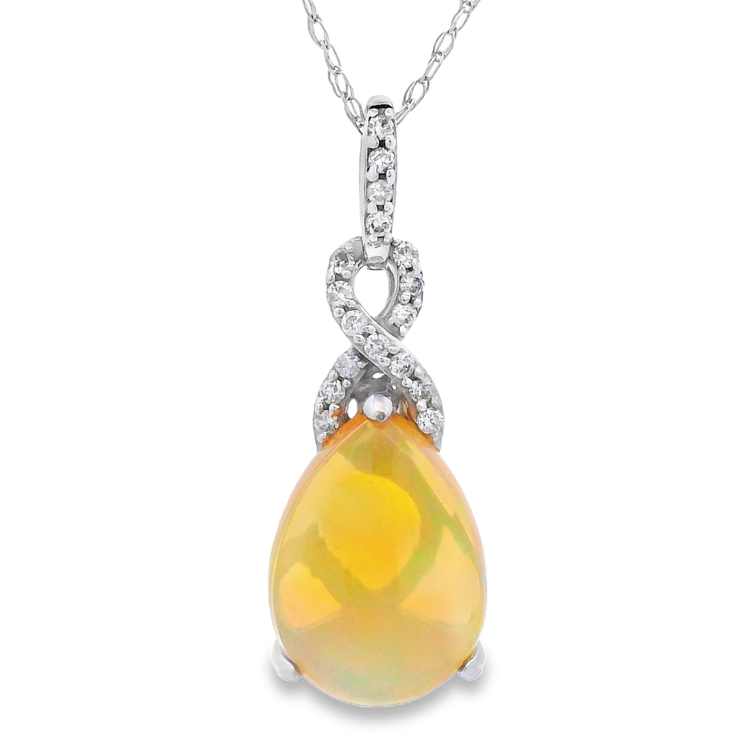 1.94ct Opal Diamond Fashion Pendants 14KT Yellow Gold by Bids.com