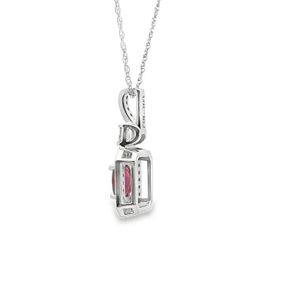 .72ct Ruby Diamond Fashion Pendants 14KT White Gold by Bids.com