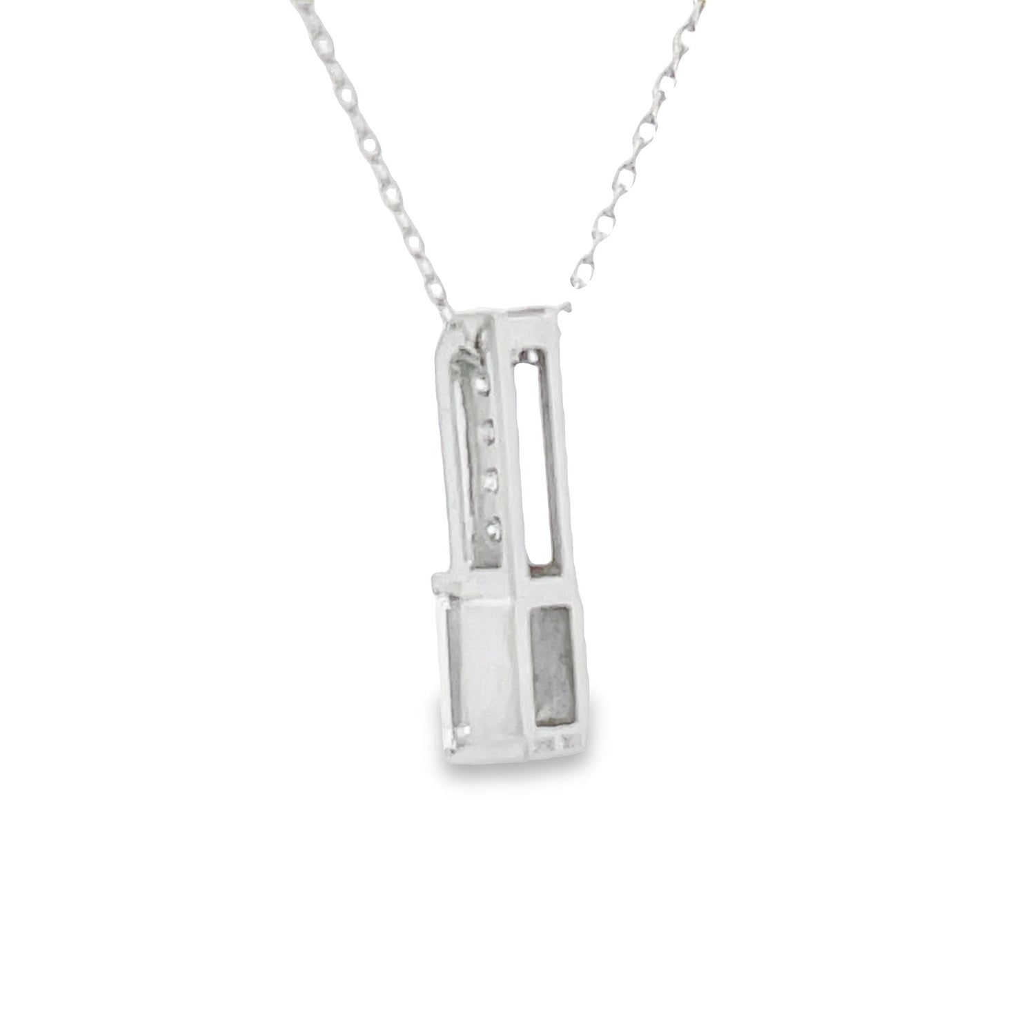.06ct Zircon Diamond Fashion Pendants 10KT White Gold by Bids.com