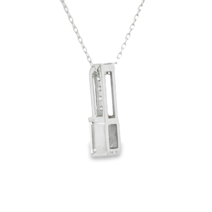 .06ct Zircon Diamond Fashion Pendants 10KT White Gold by Bids.com