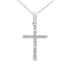 .11ct Diamond Cross Religious Pendant 14KT White Gold by Bids.com