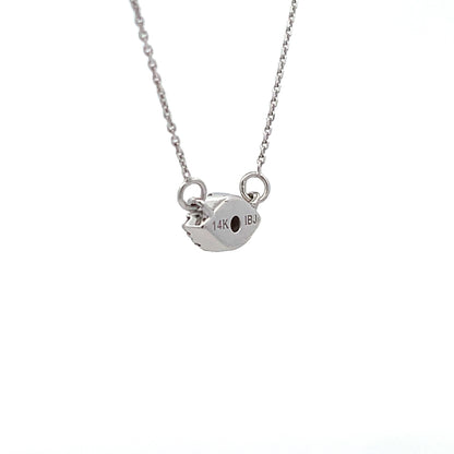 .14ct Sapphire Diamond Fashion Pendants 14KT White Gold by Bids.com