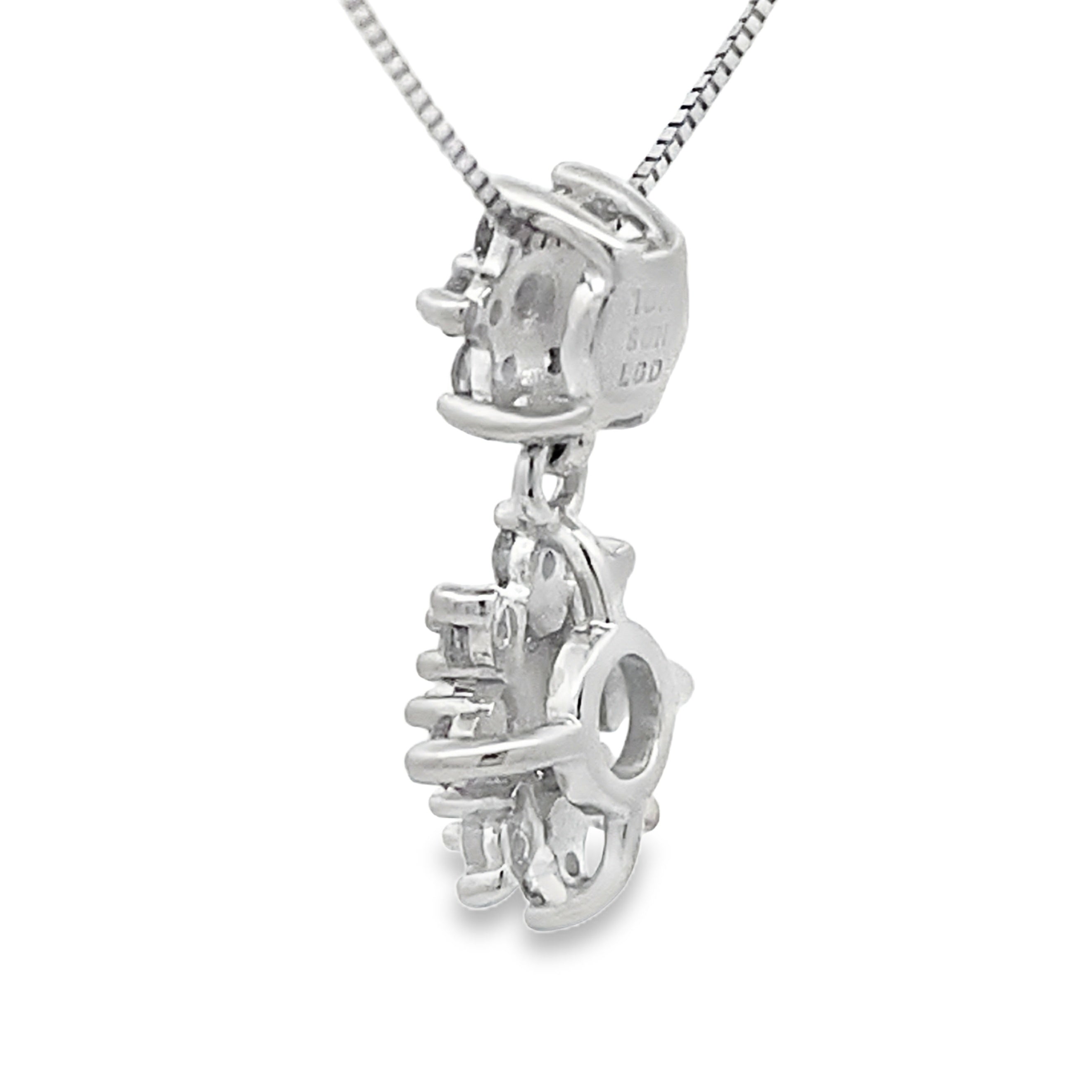 Lab Grown Diamond Fashion Pendants 10KT White Gold by Bids.com