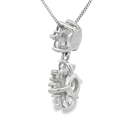 Lab Grown Diamond Fashion Pendants 10KT White Gold by Bids.com