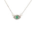 .12ct Emerald Diamond Fashion Pendants 14KT White Gold by Bids.com