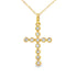.09ct Diamond Cross Religious Pendant 14KT Yellow Gold by Bids.com