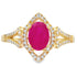 Genuine 1.26ct Ruby Diamond Ring 14KT Yellow Gold by Bids.com