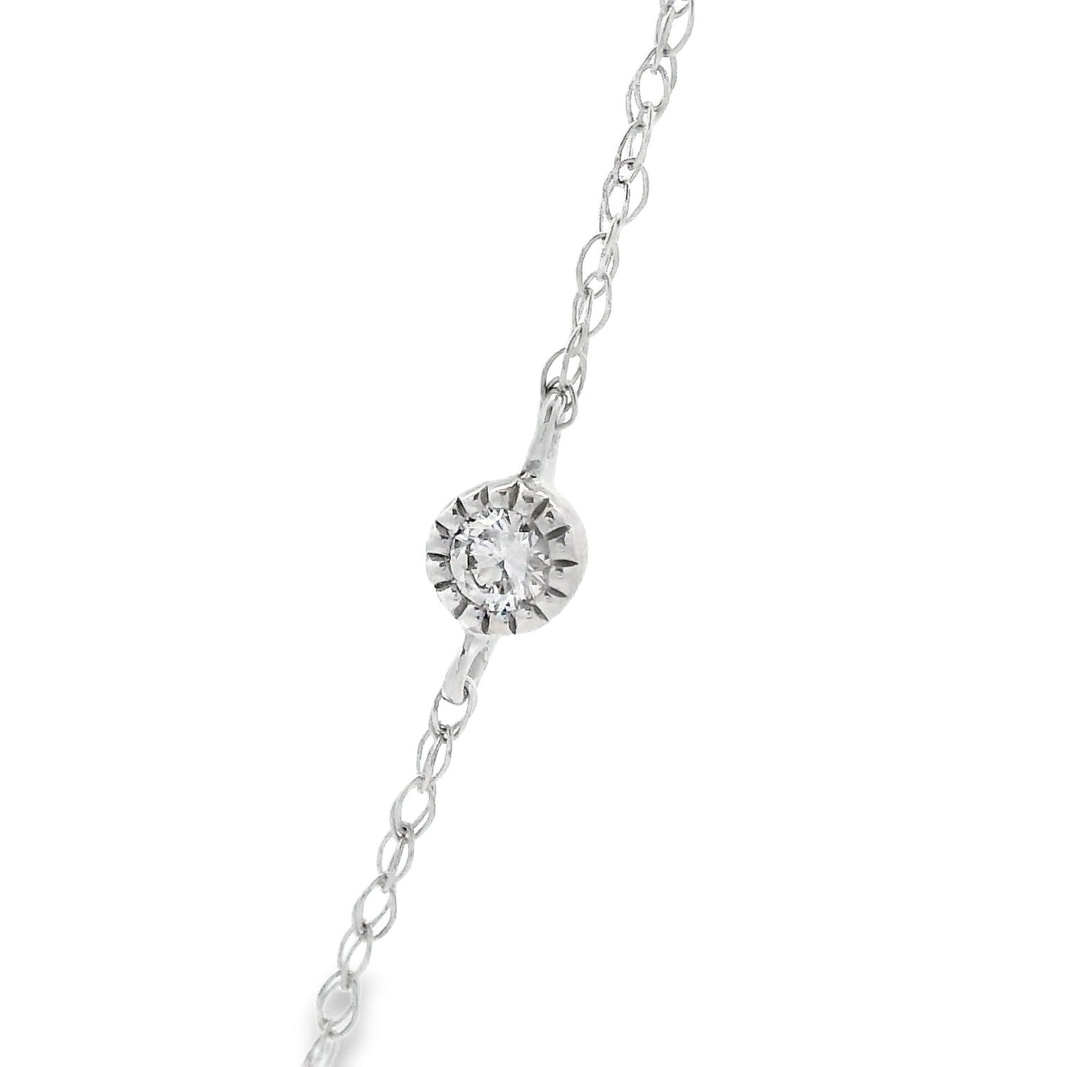 Natural .31ct Diamond Fashion Pendants 14KT White Gold by Bids.com