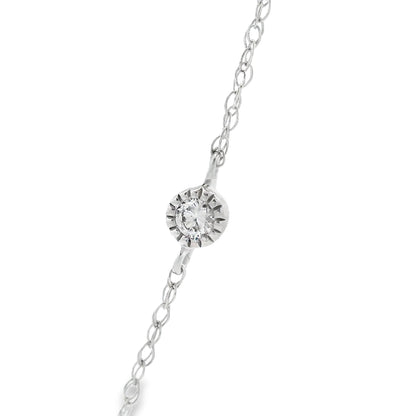 Natural .31ct Diamond Fashion Pendants 14KT White Gold by Bids.com