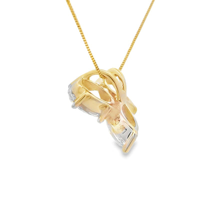 Lab Grown Diamond Fashion Pendants 14KT Yellow Gold by Bids.com