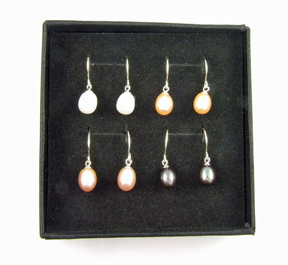 Natural Fresh Water Pearl Jewelry sets Sterling Silver by Bids.com