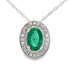 .46ct Emerald Diamond Fashion Pendants 10KT White Gold by Bids.com