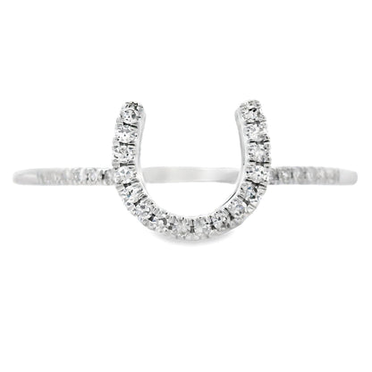Natural .10ct Diamond Ring 14KT White Gold by Bids.com