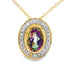 Mystic Fire Topaz Fashion Pendants 10KT Yellow Gold by Bids.com