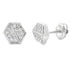 Natural .26ct Diamond Earrings 14KT White Gold by Bids.com