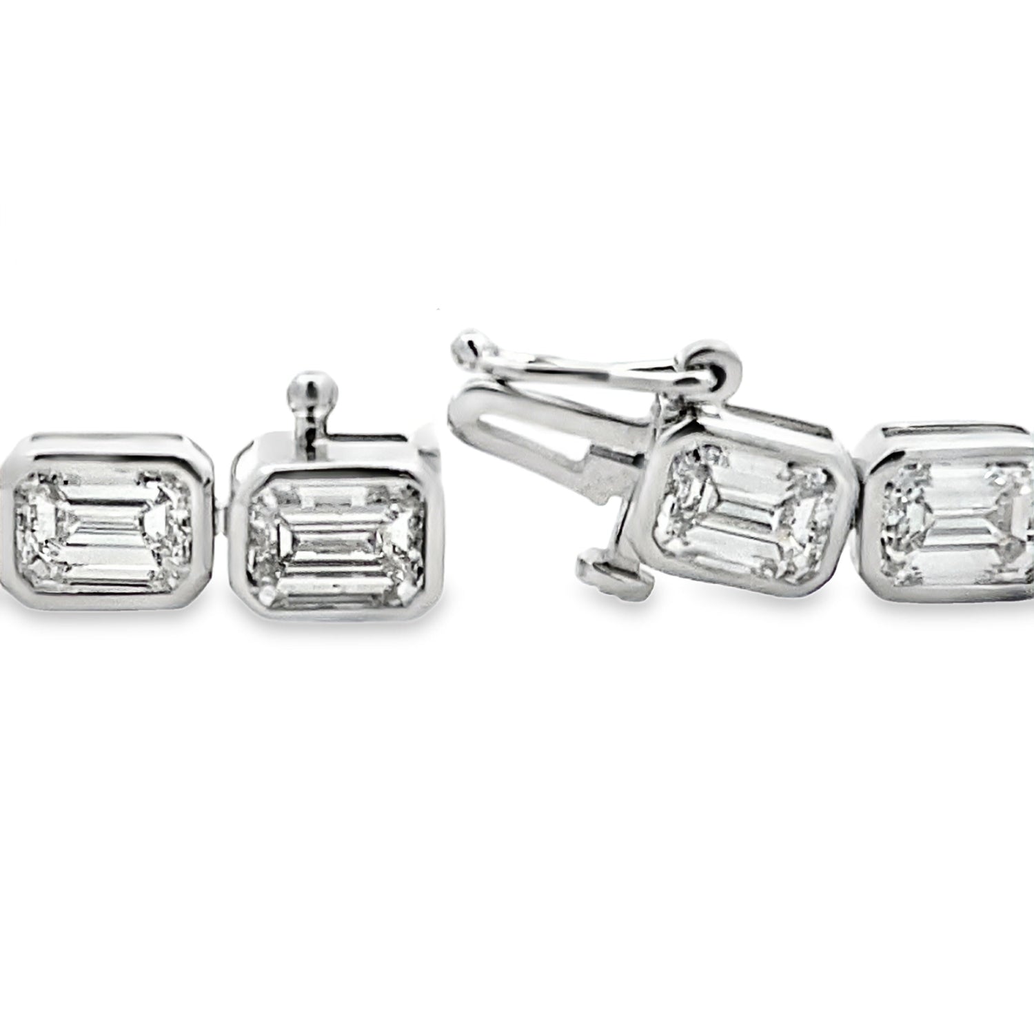Lab Grown Diamond Tennis Bracelet 14KT White Gold