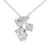 Lab Grown Diamond Fashion Pendants 14KT White Gold by Bids.com