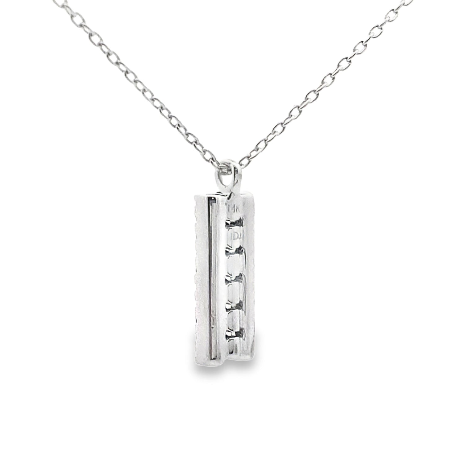 .30ct Sapphire Diamond Fashion Pendants 14KT White Gold by Bids.com