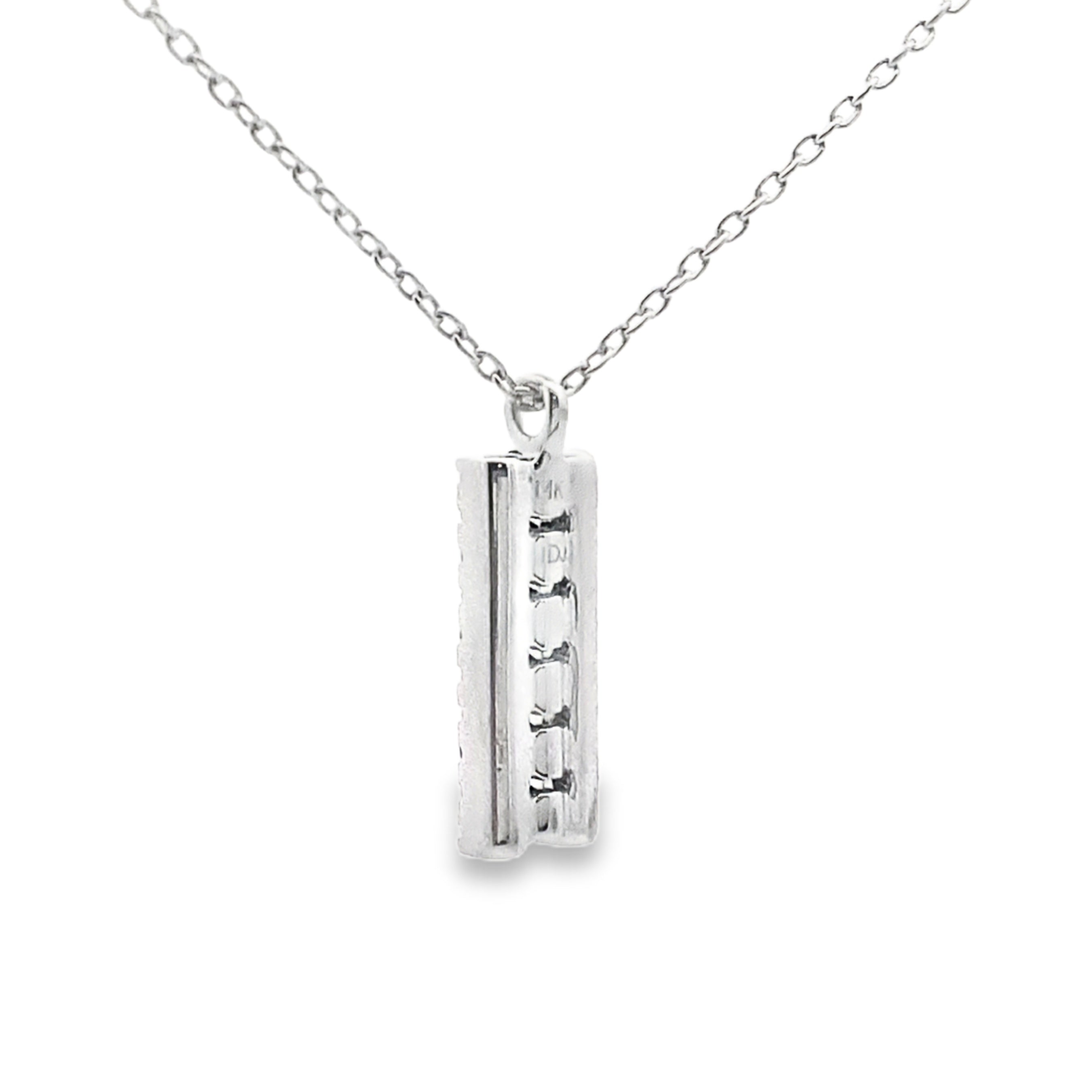 .30ct Sapphire Diamond Fashion Pendants 14KT White Gold by Bids.com