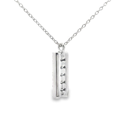 .30ct Sapphire Diamond Fashion Pendants 14KT White Gold by Bids.com